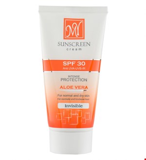 کرم ضد آفتاب بی رنگ مای با SPF30 مناسب پوست خشک و معمولی حجم 50 میلی لیتر