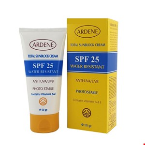 کرم ضد آفتاب SPF25 مناسب پوست های خشک و معمولی آردن 50 میلی لیتری