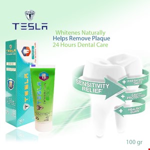 خمیر دندان تسلا ضد حساسیت مدل Sensitive وزن 100 گرم 