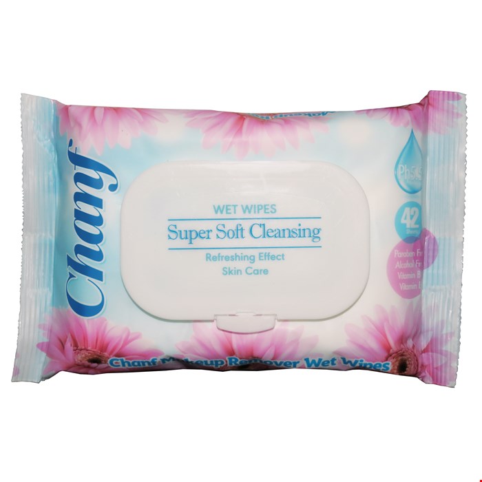 دستمال آرایشی بانوان چانف مدل Super Soft بسته 42 عددی